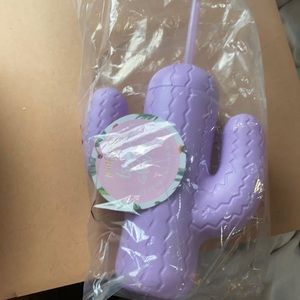 Cactus cup with straw